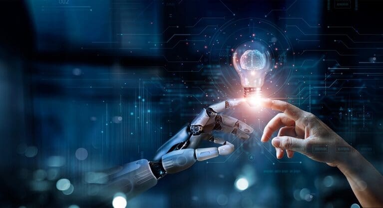 AI robot and human